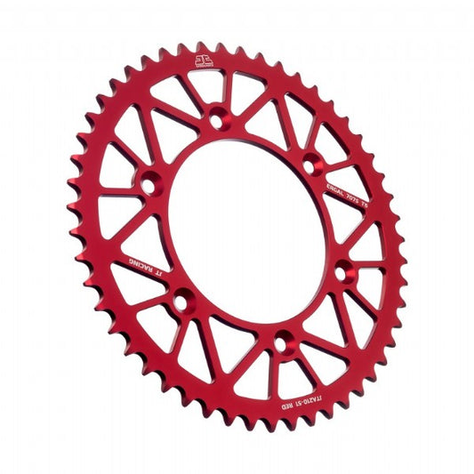 Corona JT ergal RACELITE rossa 51 denti HONDA XR 400 R 1996 2004