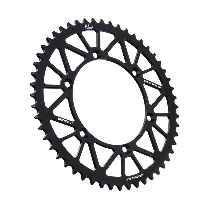 Corona JT ergal RACELITE nera 52 denti KAWASAKI KX 250 F 2004 2026