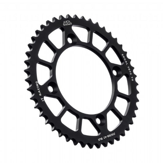 Corona JT ergal RACELITE nera 47 denti SUZUKI RM 80 1982 2001