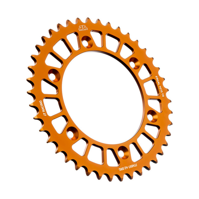 Corona JT ergal RACELITE arancione 42 denti KTM 200 EXC 1998 2016