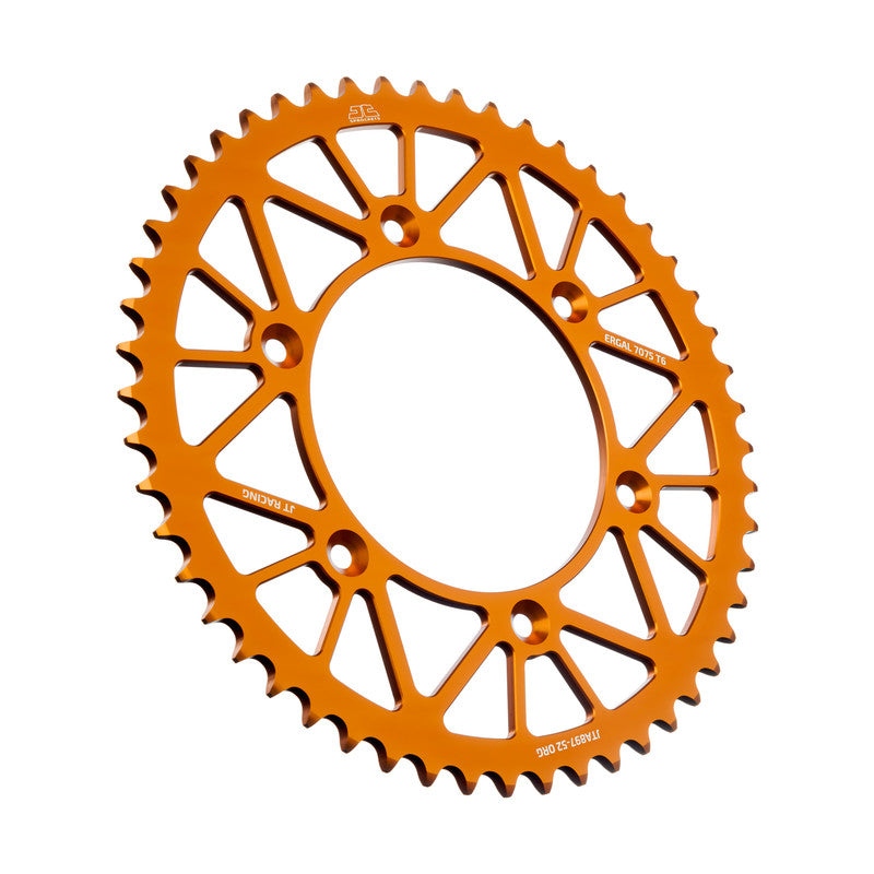 Corona JT ergal RACELITE arancione 52 denti KTM 125 SX 1994 2026