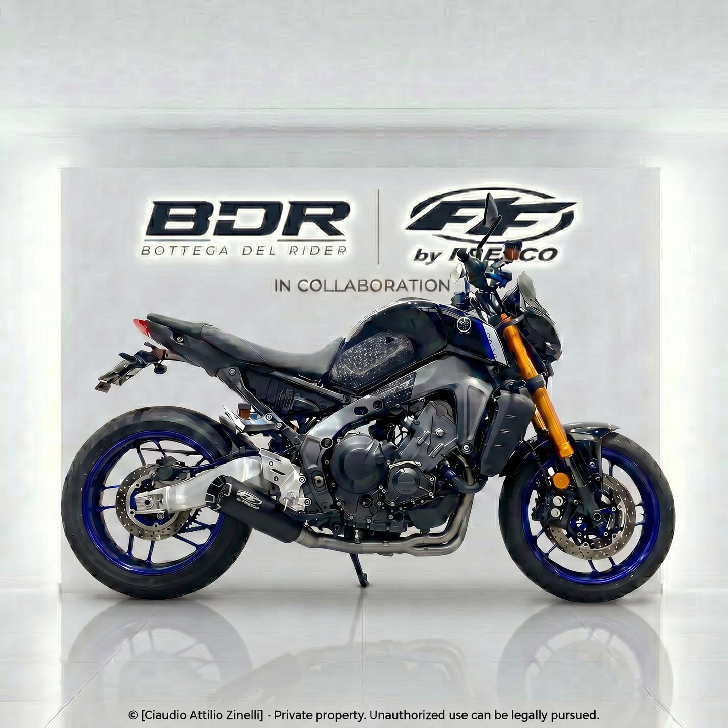 SILENZIATORE GP2 YAMAHA MT 09 2021 2023 EURO5