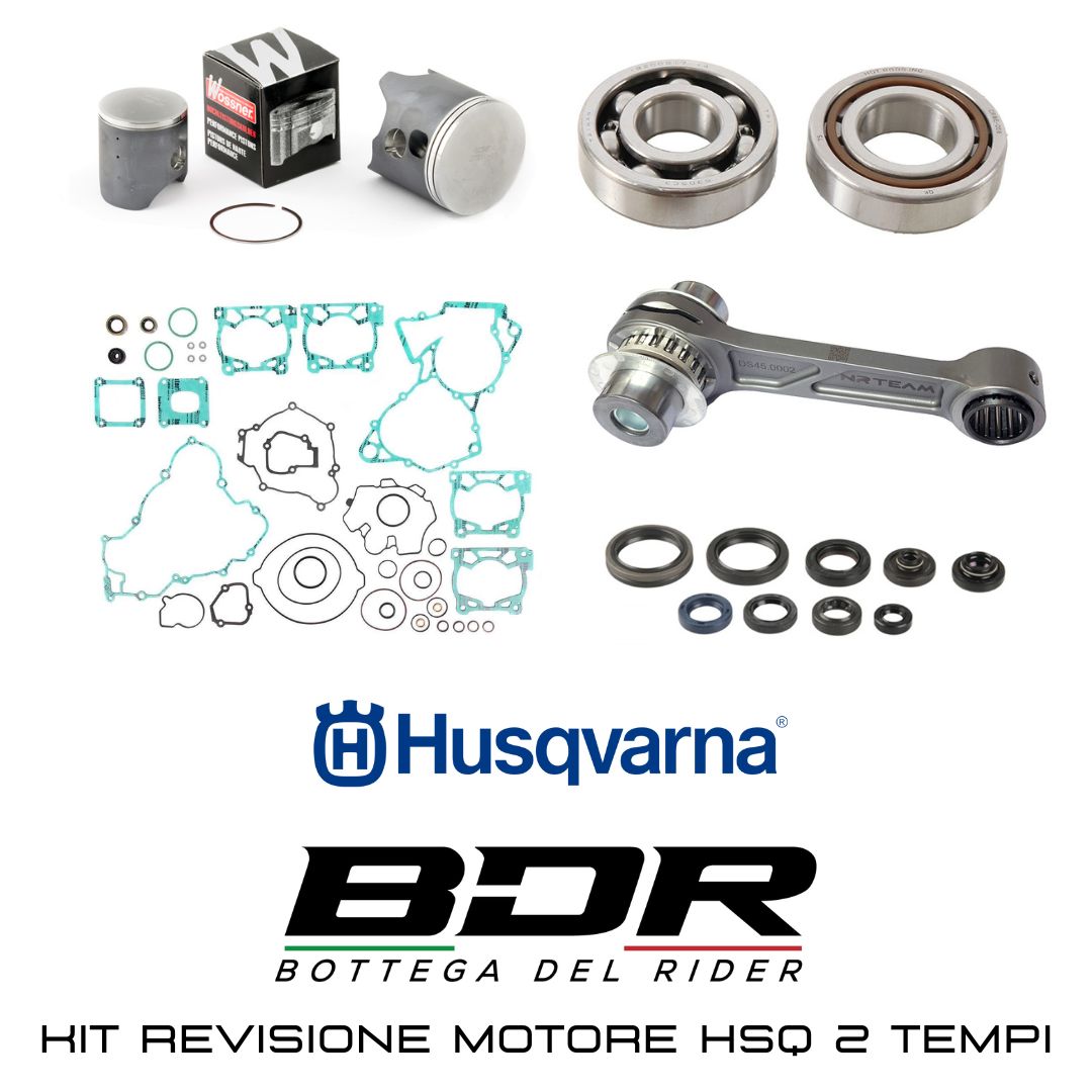 KIT REVISIONE MOTORE HUSQVARNA 125 2 TEMPI (tutti i modelli)