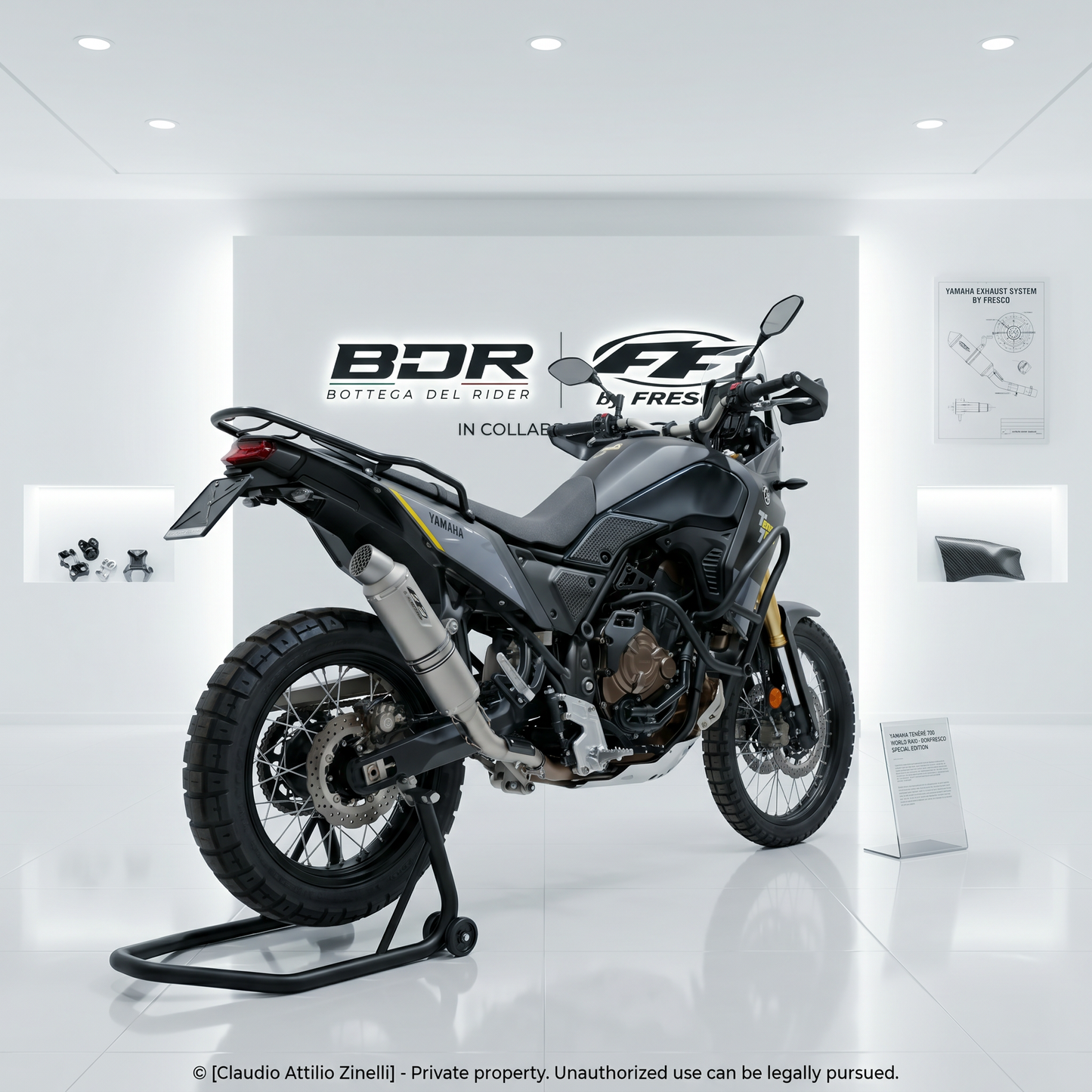SILENZIATORE DAKAR YAMAHA TENERE 700 2019 2020 EURO4