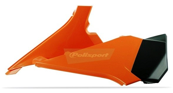 COPERCHI LATERALI CASSA FILTRO POLISPORT PER KTM SX 125 2012-2012 / ARANCIONE