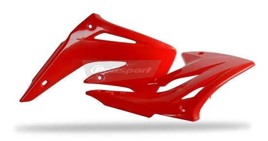 CONVOGLIATORI RADIATORE POLISPORT PER HONDA CR 85 2003-2007 / ROSSO CR04