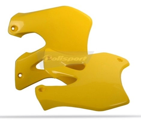 CONVOGLIATORI RADIATORE POLISPORT PER SUZUKI RM 250 1996-1998 / GIALLO
