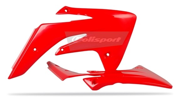 CONVOGLIATORI RADIATORE POLISPORT PER HONDA CRF 150 R 2007-2026 / ROSSO CR04