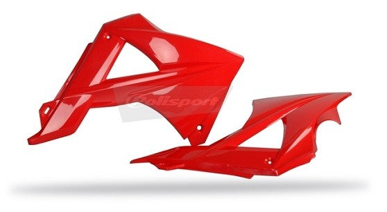 CONVOGLIATORI RADIATORE POLISPORT PER GAS GAS EC 125 2010-2011 / ROSSO