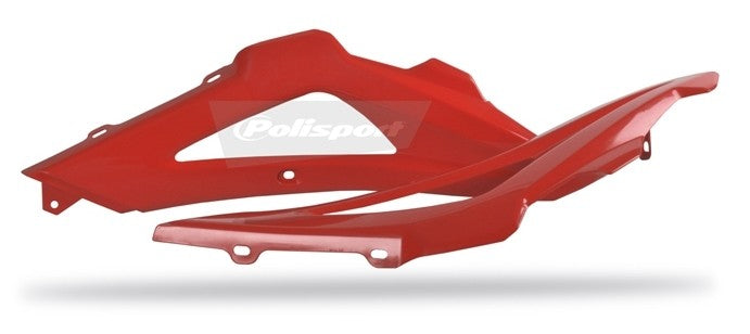 PARTE SUPERIORE CONVOGLIATORI RADIATORE POLISPORT PER HUSQVARNA TC 250 2008-2009 / ROSSO