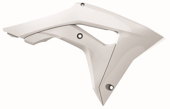 CONVOGLIATORI RADIATORE POLISPORT PER HONDA CRF 250 R 2018-2021 / BIANCO