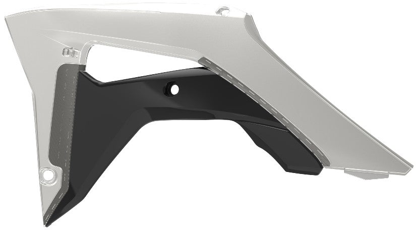 CONVOGLIATORI RADIATORE POLISPORT PER HONDA CRF 250 R 2018-2021 / CLEAR/NERO