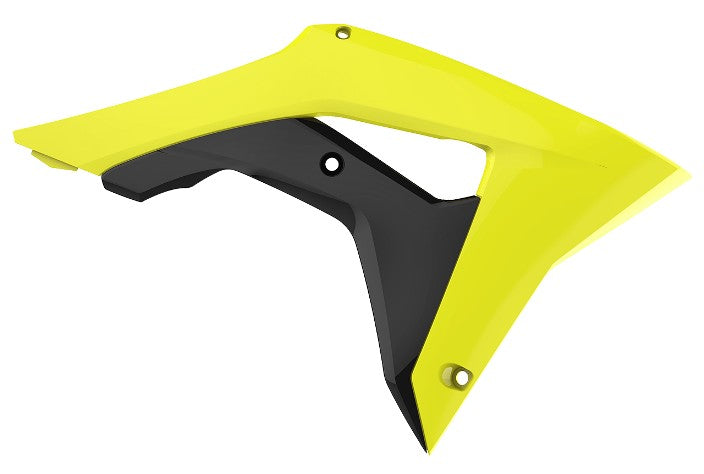 CONVOGLIATORI RADIATORE POLISPORT PER HONDA CRF 450 RX 2017-2018 / GIALLO FLUO