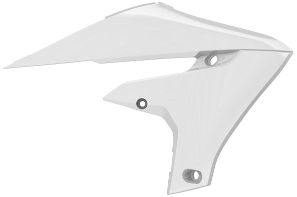 CONVOGLIATORI RADIATORE POLISPORT PER YAMAHA YZ 450 F 2018-2022 / BIANCO