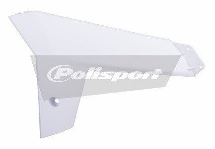 PARTE INFERIORE CONVOGLIATORI RADIATORE POLISPORT PER GAS GAS EC 125 2013-2015 / BIANCO