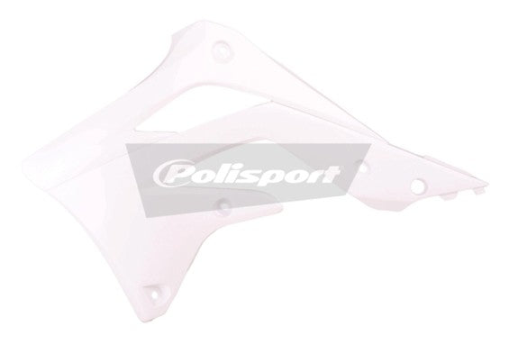 CONVOGLIATORI RADIATORE POLISPORT PER KAWASAKI KX 450 F 2012-2015 / BIANCO