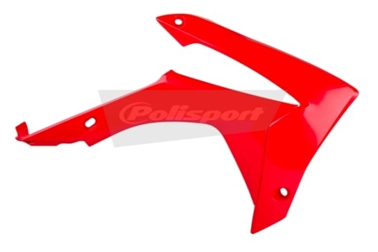 CONVOGLIATORI RADIATORE POLISPORT PER HONDA CRF 250 R 2014-2017 / ROSSO CR04