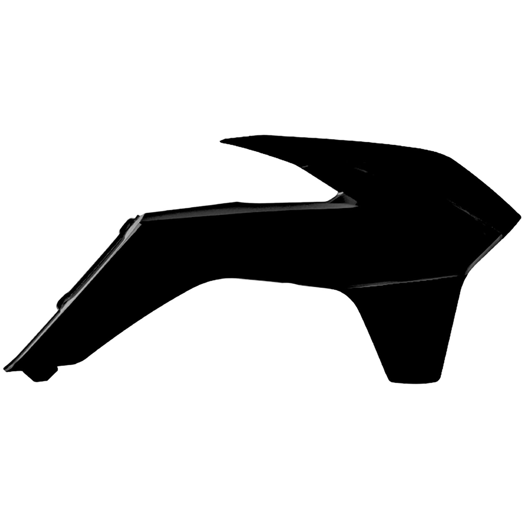 CONVOGLIATORI RADIATORE POLISPORT PER KTM SX 125 2013-2015 / NERO