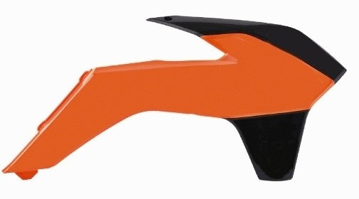 CONVOGLIATORI RADIATORE POLISPORT PER KTM SX 150 2013-2015 / ARANCIONE/NERO