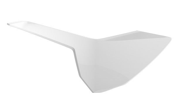 PORTANUMERI LATERALI POLISPORT PER HUSQVARNA FC 350 2016-2018 / BIANCO