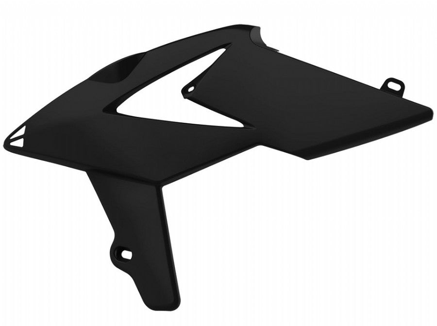 CONVOGLIATORI RADIATORE POLISPORT PER BETA RR 125 2T 2018-2019 / NERO