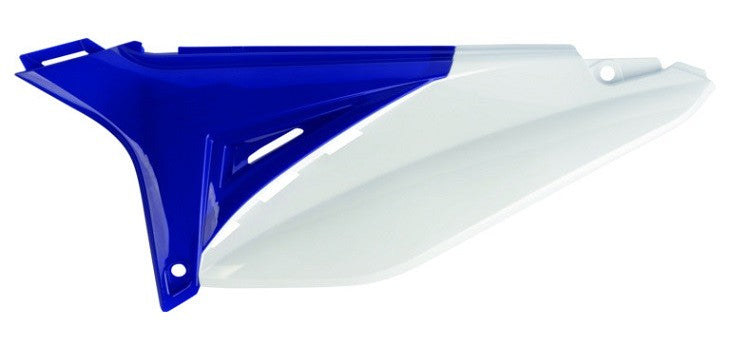 PORTANUMERI LATERALI POLISPORT PER SHERCO 450 SEF-R 2015-2016 / BLU/BIANCO