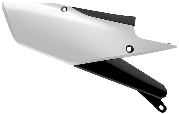 PORTANUMERI LATERALI POLISPORT PER YAMAHA YZ 450 F 2018-2022 / BIANCO/NERO