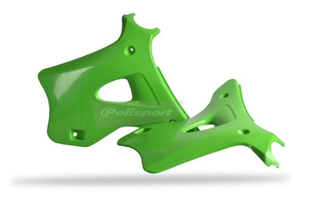 CONVOGLIATORI RADIATORE POLISPORT PER KAWASAKI KX 250 1994-1998 / VERDE