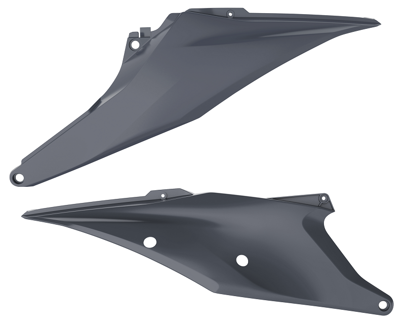 PORTANUMERI LATERALI POLISPORT PER KTM EXC 300 2020-2023 / NARDO GREY
