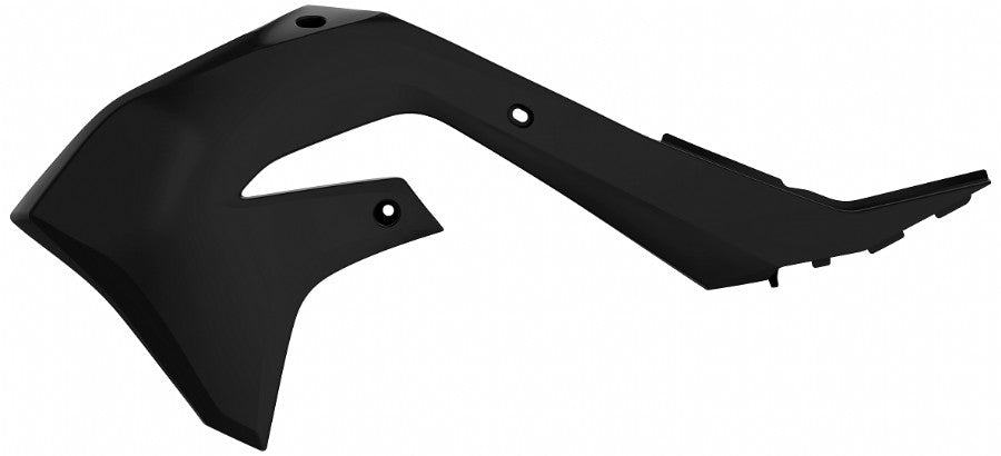 CONVOGLIATORI RADIATORE POLISPORT PER KAWASAKI KX 450 F 2019-2023 / NERO