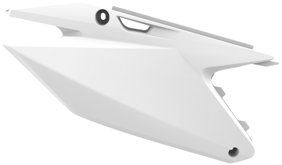 PORTANUMERI LATERALI BIANCO PER KIT RESTYLING POLISPORT PER SUZUKI RM 125 2001-2012 / RM