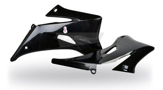 CONVOGLIATORI RADIATORE POLISPORT PER YAMAHA YZ 250 F 2006-2009 / NERO