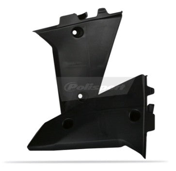 PARTE INFERIORE CONVOGLIATORI RADIATORE POLISPORT PER HUSQVARNA TE 310 2007-2007 / NERO