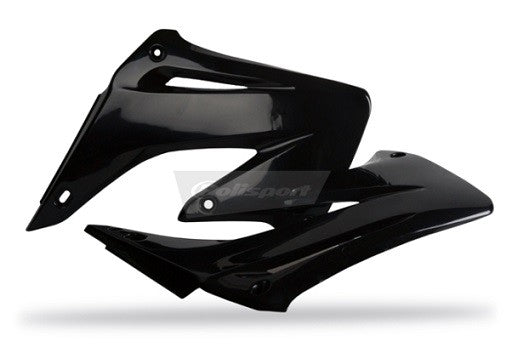 CONVOGLIATORI RADIATORE POLISPORT PER HONDA CR 250 2002-2007 / NERO
