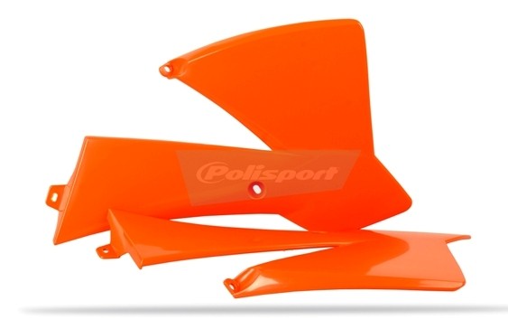 CONVOGLIATORI RADIATORE POLISPORT PER KTM SX 65 2002-2008 / ARANCIONE