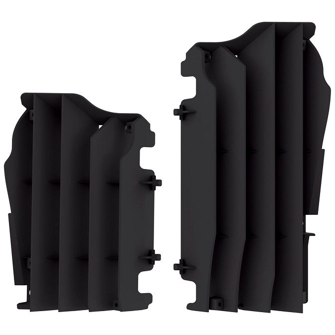 GRIGLIE RADIATORI POLISPORT PER KAWASAKI KX 250 F 2021-2024 / NERO