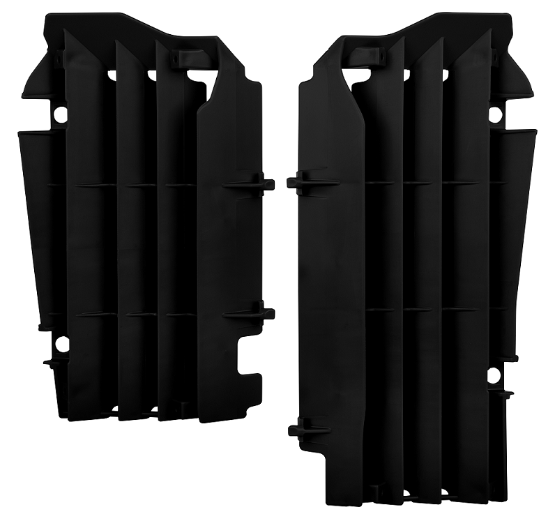 GRIGLIE RADIATORI POLISPORT PER KAWASAKI KX 250 F 2017-2020 / NERO
