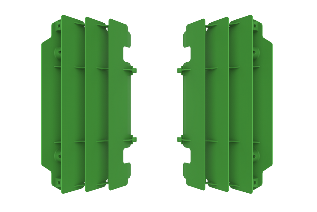 GRIGLIE RADIATORI POLISPORT PER KAWASAKI KX 250 2005-2007 / VERDE05