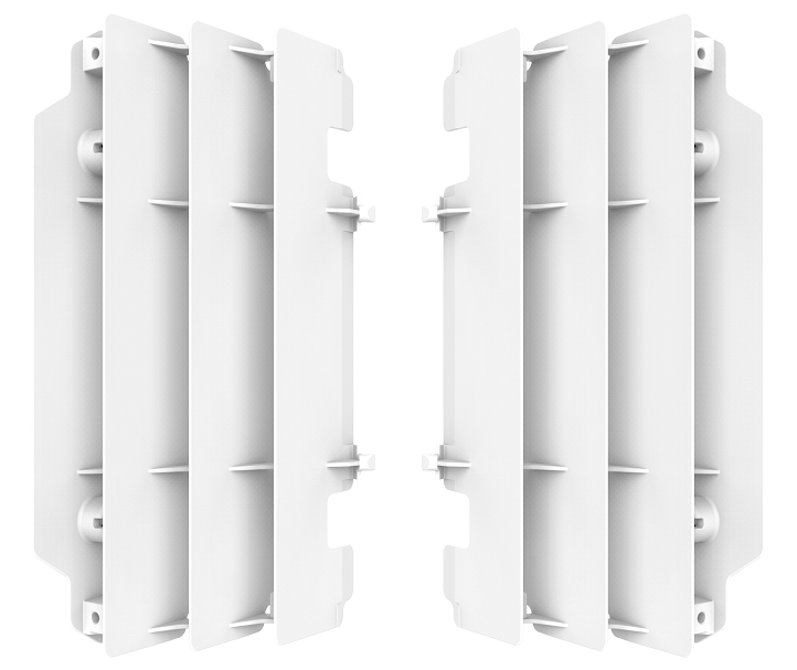 GRIGLIE RADIATORI POLISPORT PER KAWASAKI KX 250 2005-2007 / BIANCO