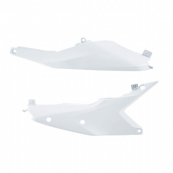 PORTANUMERI LATERALI POLISPORT PER KTM EXC-F 250 2024-2026 / BIANCO20