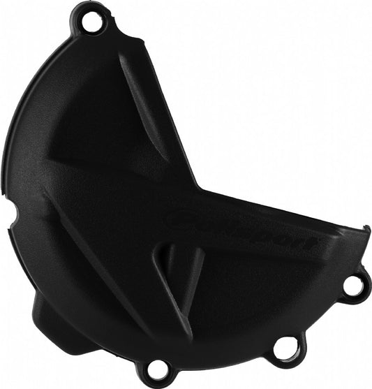 Protezione coperchio frizione POLISPORT Nero GAS GAS MC 250 F 2021 2023