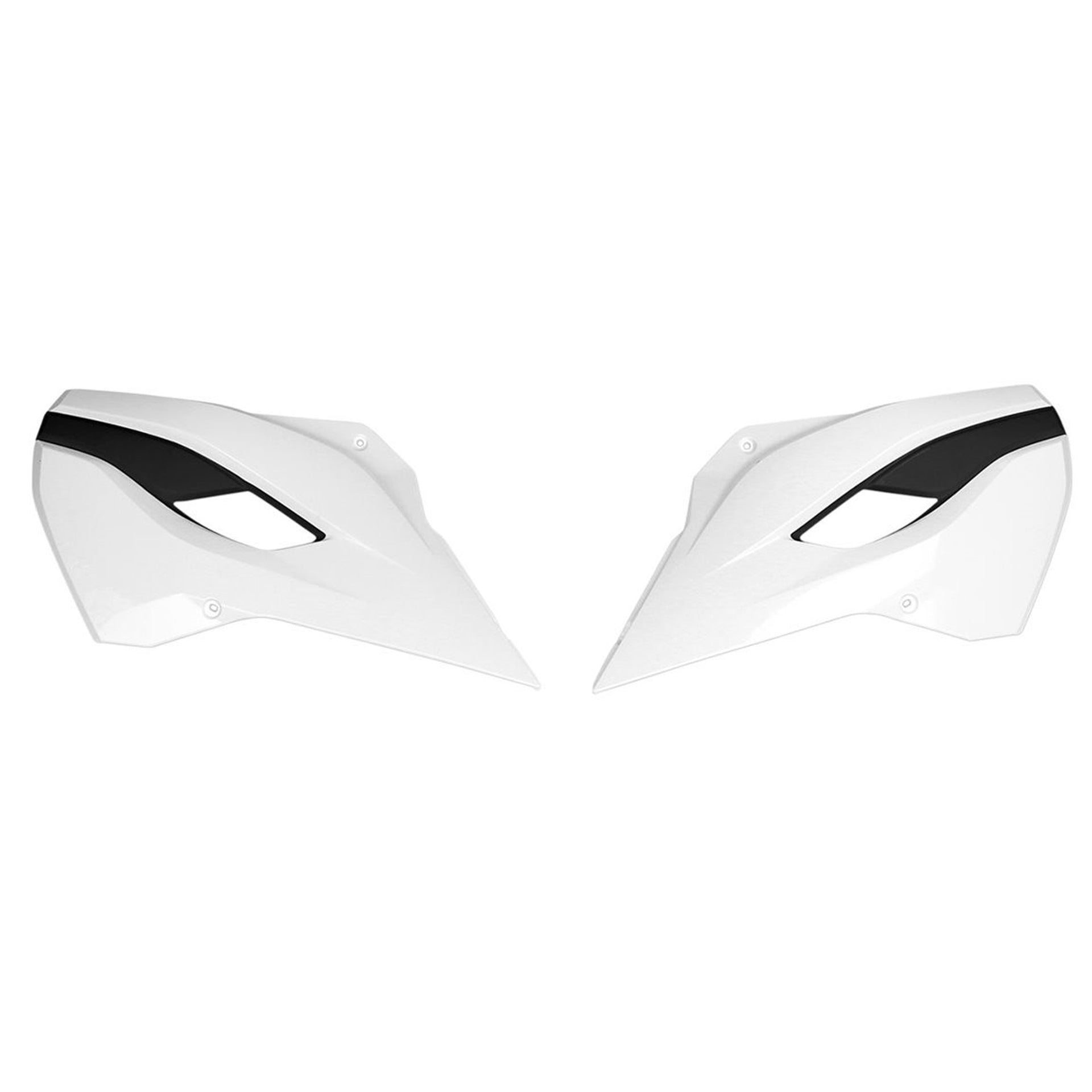 CONVOGLIATORI RADIATORE POLISPORT PER HUSQVARNA FE 450 2014-2016 / BIANCO