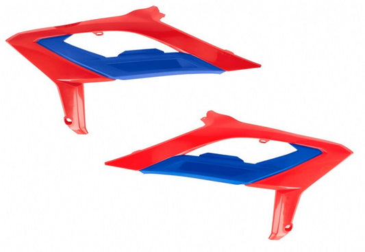 CONVOGLIATORI RADIATORE POLISPORT PER BETA RR 430 2023-2024 / ROSSO/BLU