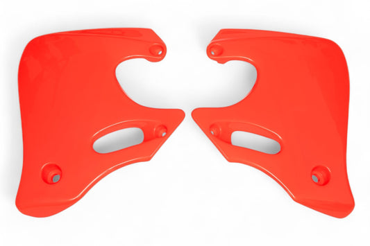 CONVOGLIATORI RADIATORE POLISPORT PER HONDA CR 250 1992-1994 / ROSSO FLUO