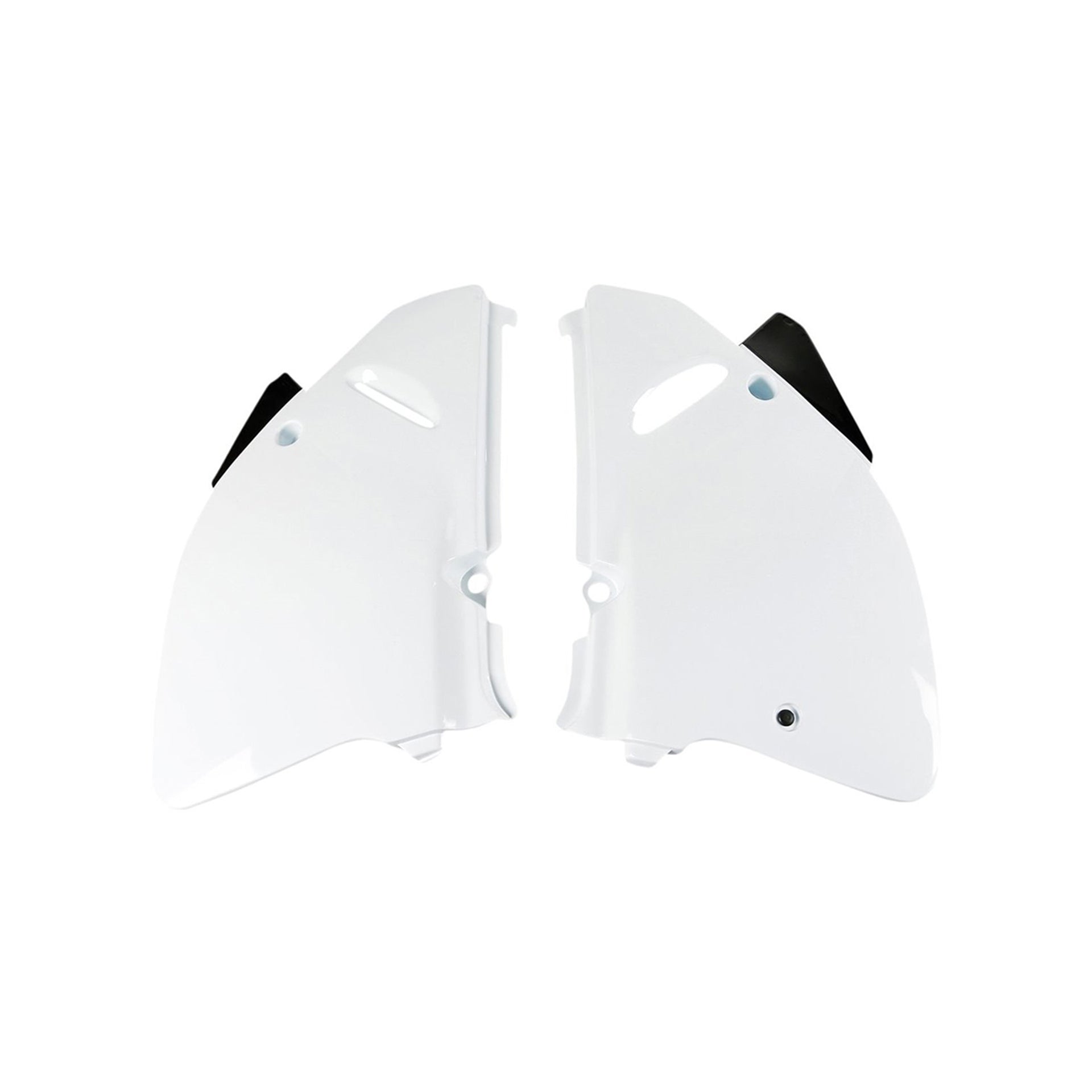 PORTANUMERI LATERALI POLISPORT PER SUZUKI RM 125 1993-1995 / BIANCO