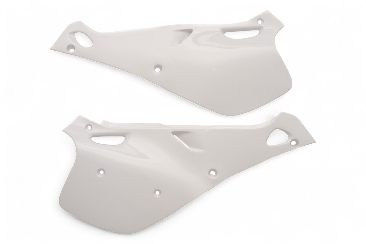 PORTANUMERI LATERALI POLISPORT PER YAMAHA YZ 250 1993-1995 / BIANCO