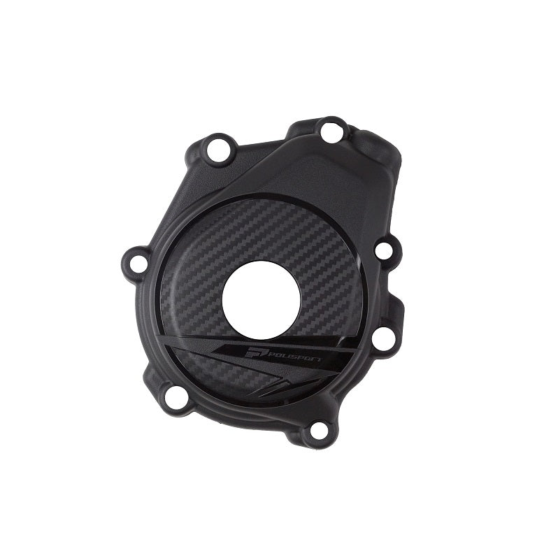 Protezione coperchio generatore POLISPORT Nero GAS GAS MC 450 F 2024 2025