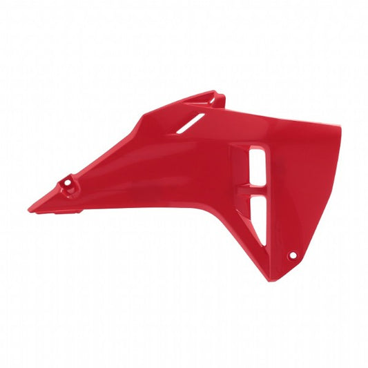 CONVOGLIATORI RADIATORE POLISPORT PER HONDA CRF 250 R 2025-2026 / ROSSO CR04
