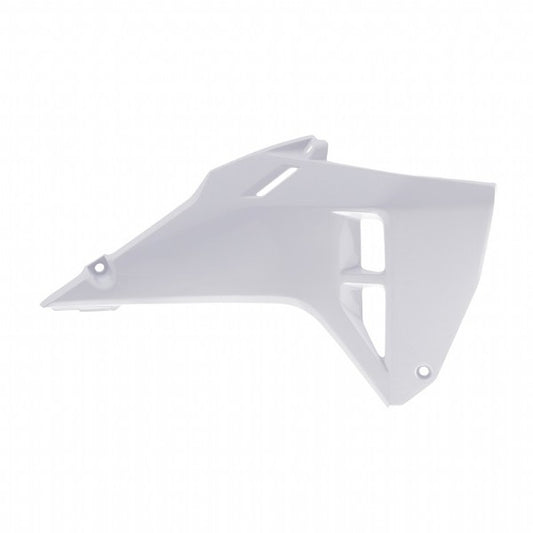 CONVOGLIATORI RADIATORE POLISPORT PER HONDA CRF 450 R 2025-2026 / BIANCO