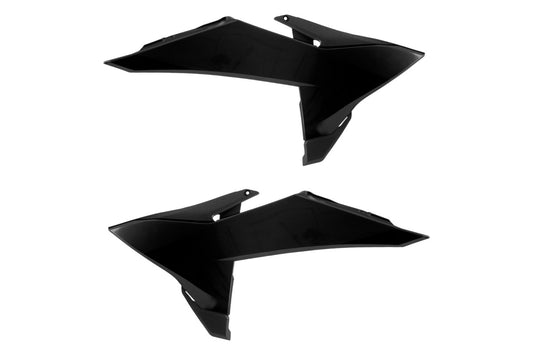 CONVOGLIATORI RADIATORE POLISPORT PER KTM SX-F 450 2025-2026 / NERO
